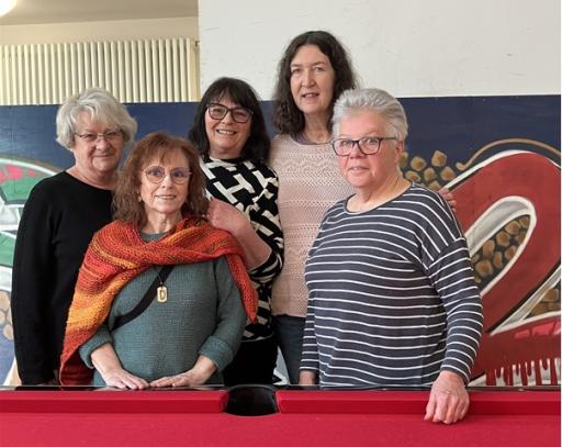 Unser "Kompetenzteam": Von links rechts: Barbara Singh, Martina Ficht Konrad, Monika Hermle, Gudrun Gallus und Irmgard Kiefer.